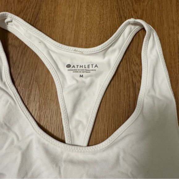 Athleta white racerback tank - Picture 2 of 3